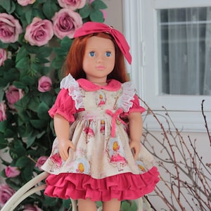 18 inch OG Doll Dress  Handmade  Outfit  Alice Suit, Alice Maid Dress  18 inch doll clothes