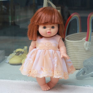 Minilkane doll clothes, dress set for Miniland dolls 15 inches (38 cm) Minikane doll clothes  34-38 cm doll clothes