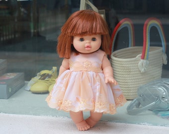 手作りの黄色いドール用スニーカー：ミニカネ、ミニランド、パオラ