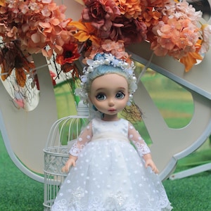 First Communion Dress Disney animators doll clothes,Disney doll dress set,  Wedding dress，Set for Disney animators collection dolls 16&quot;