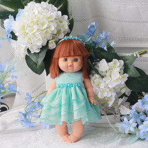 Minilkane doll clothes, dress set for Miniland dolls 15 inches (38 cm) Minikane doll clothes  34-38 cm doll clothes