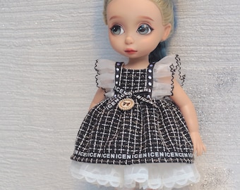 Conjunto de ropa para muñecas Disney Animators, vestido y diadema de 16 pulgadas