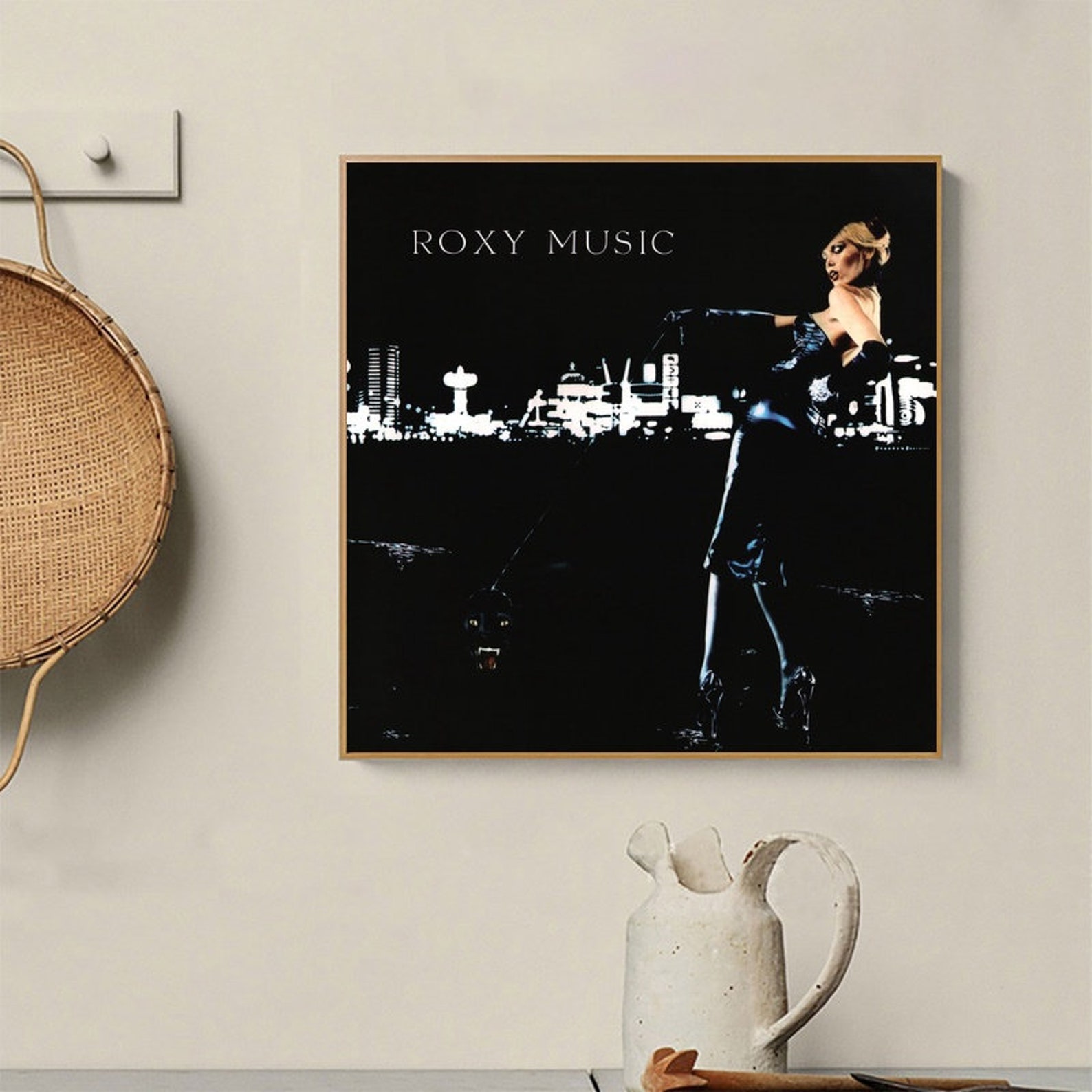 Roxy Music For Your Pleasure music album cover Canvas poster Etsy
