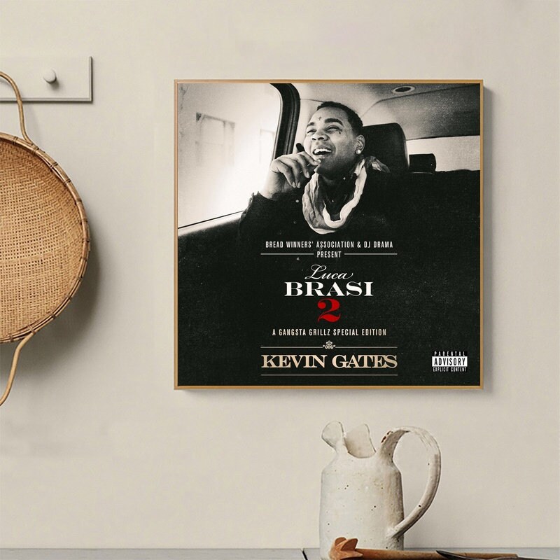 Kevin Gates Luca Brasi 2 music album cover digital file Etsy