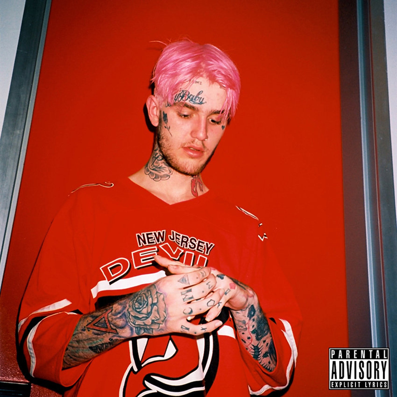Lil Peep Hellboy music album cover Canvas poster Etsy