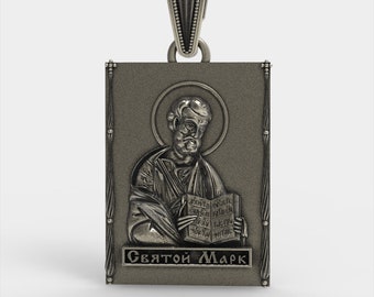 Saint Mark Pendant sterling silver 925