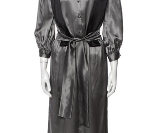 Liancarlo Vintage Silk Charmeuse Dress Size 8