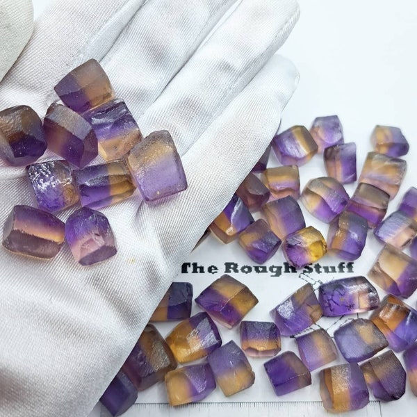 Bicolor Ametrine | Facet Grade Rough |Loupe Clean, AAA | Natural, Genuine |High Gem Grade Quality | Limited Stock