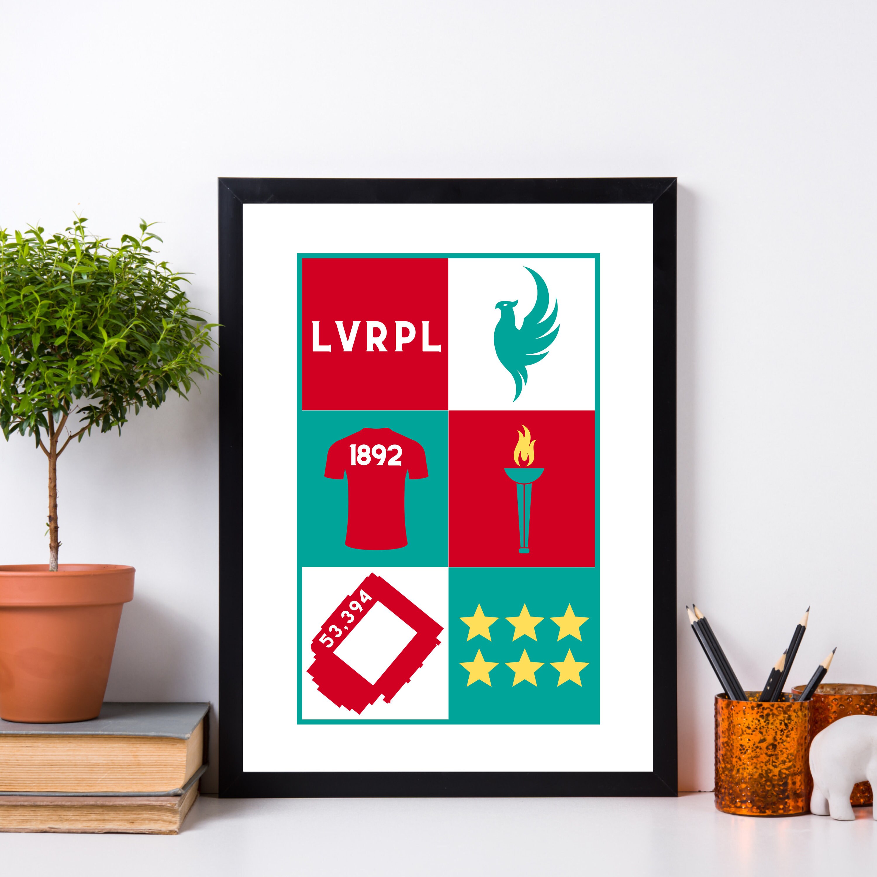 Liverpool Merseyside Print Poster Wall Art Gift Picture Etsy