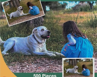 Mother's Day Gifts |Custom Puzzle for Adults|Pet  Portrait|Photo Puzzles | Photo Jigsaw| Puzzle Lover| Family Memories |Valentine's Day Gift