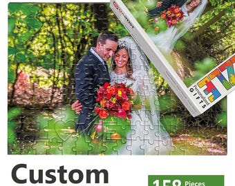 Romantic Heart Photo Puzzle | Personalized Couple Gift | Anniversary & Wedding Gift | Upload Your Photo