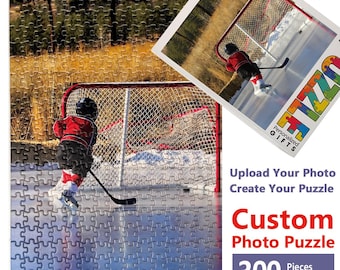 Father's Day Gifts - Custom Photo Puzzle 300 Pieces Personalized Jigsaw Puzzle Upload Your Photo Family Puzzle Gift