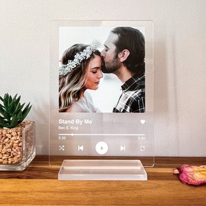 Personalized Song Plaque: Custom Album Cover Acrylic Art