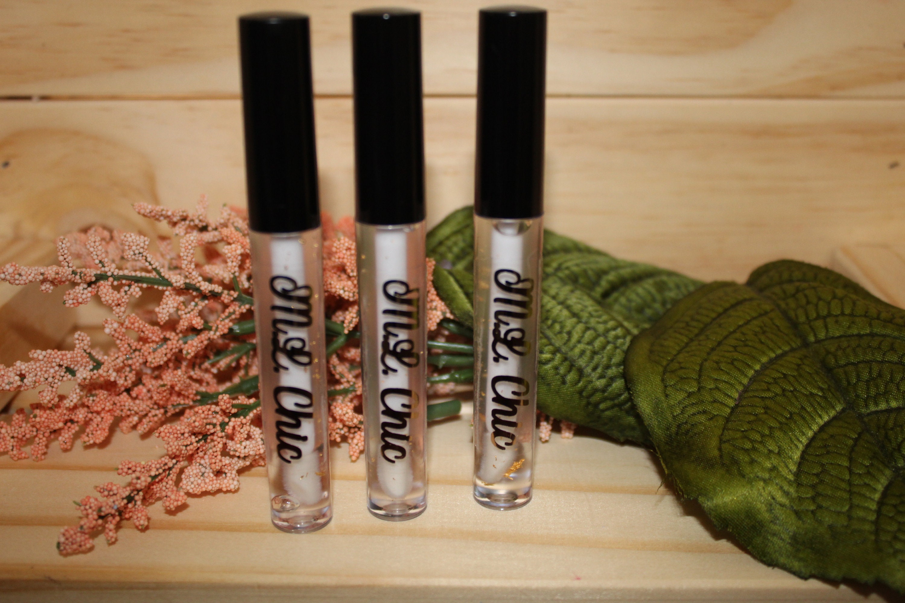 M.L Chic 24k Gold Flakes Lip Gloss Etsy