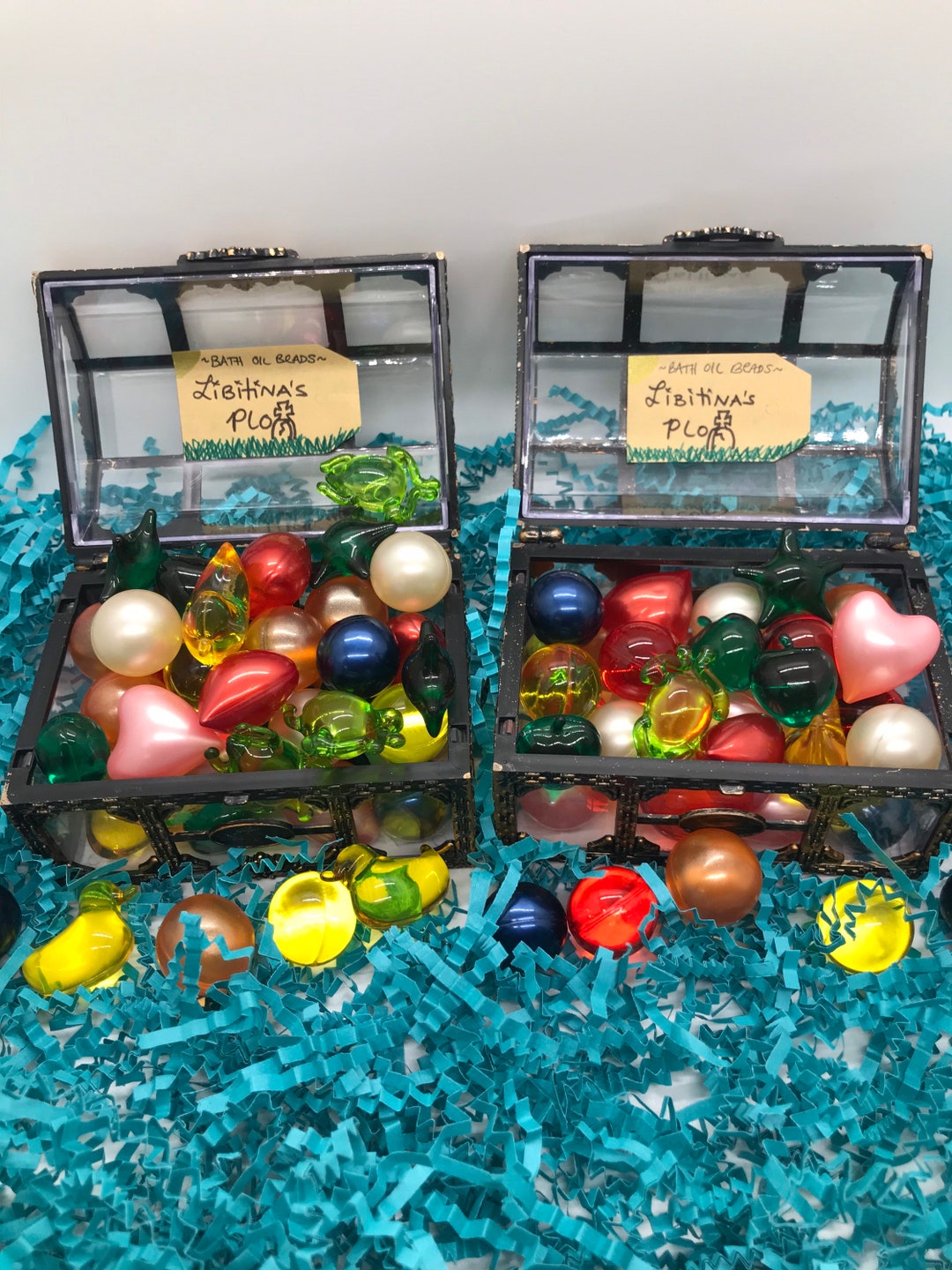 Bath Oil Beads in a Treasure Box Etsy