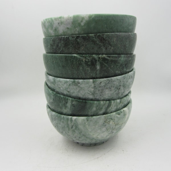 Green carved Natural Green Jade shallow thin bowel carved gem reiki Natural agate Quartz Bowl Energy Healing Zen Spiritual Meditation