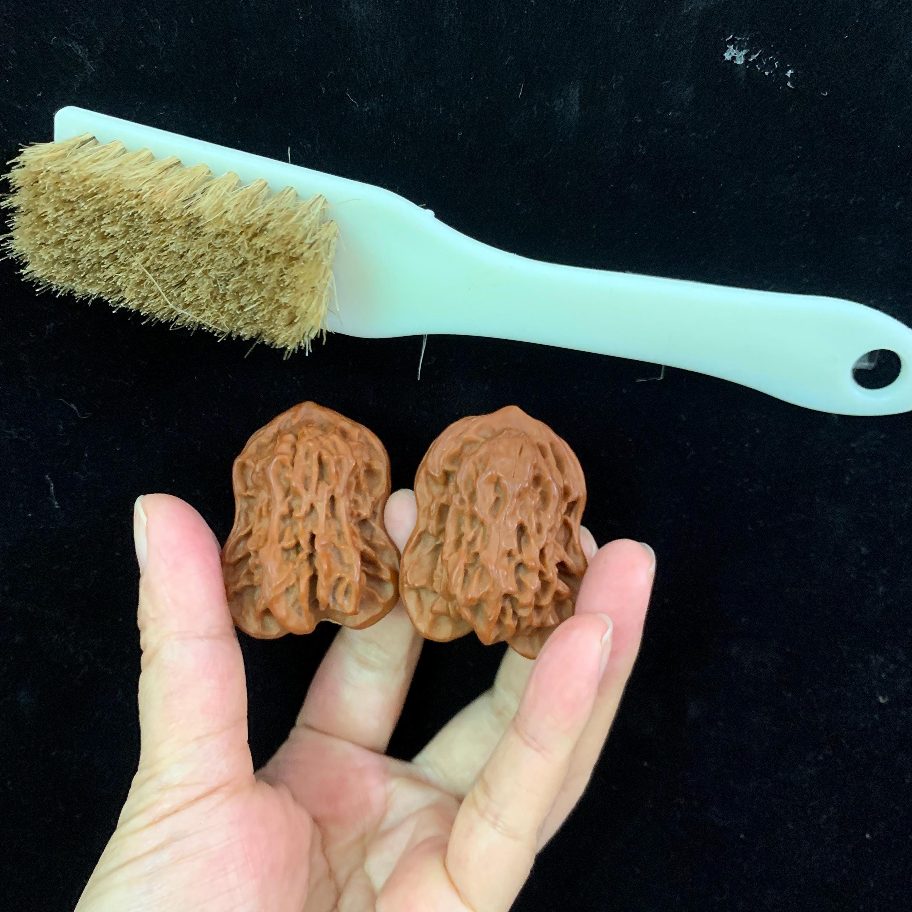Pair Natural Gourd Shape Walnut Wood Baoding Exercise Stress Relief ...