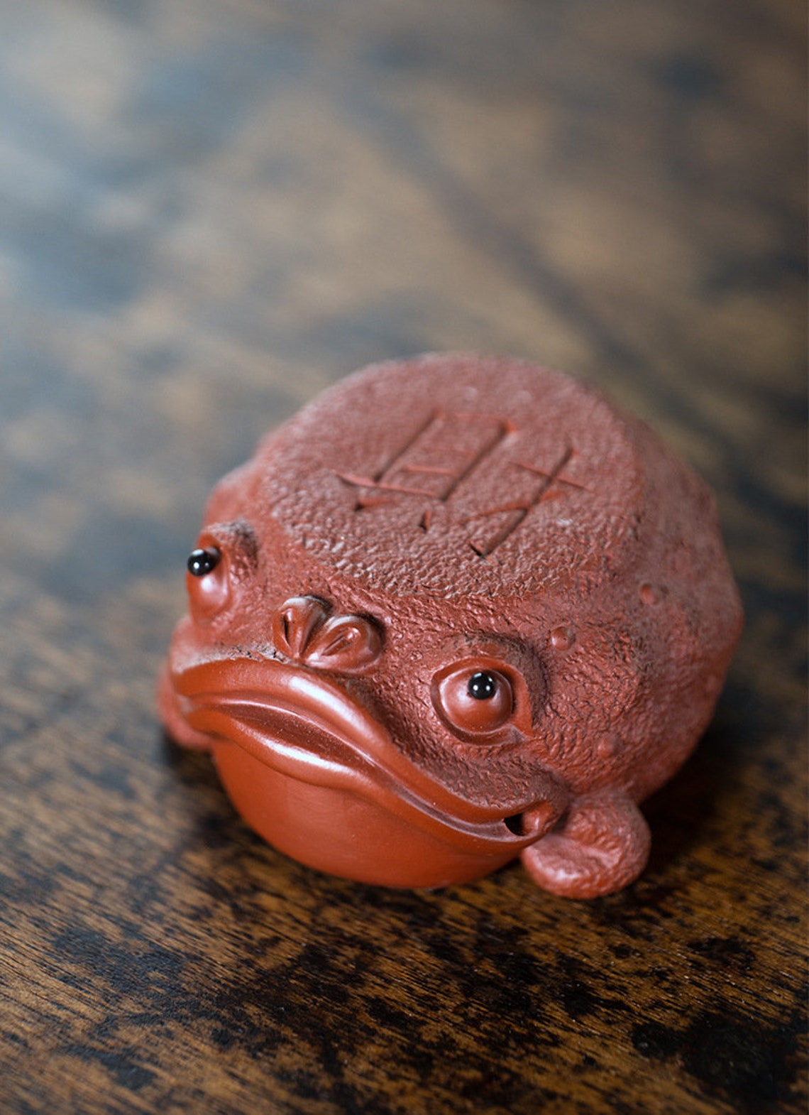 Teapot lid holder Teapot cover Tea pet Fortune frog Etsy