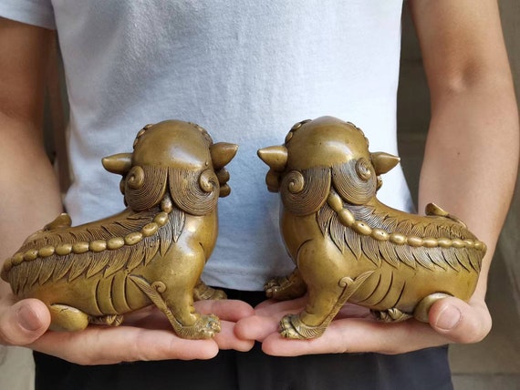 麒麟銅像 涂金 チベット仏教 中国美術 瑞獣 A784 麒麟銅像 涂金 チベット仏教 中国美術 瑞獣 A784 - メルカリ