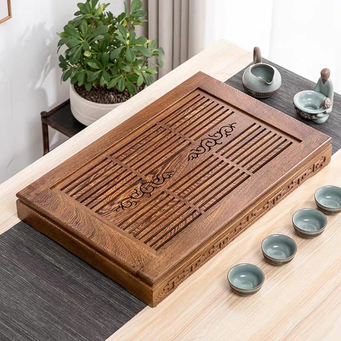 Tea tray Tea table Gongfu tea ceremony table Tea board Etsy
