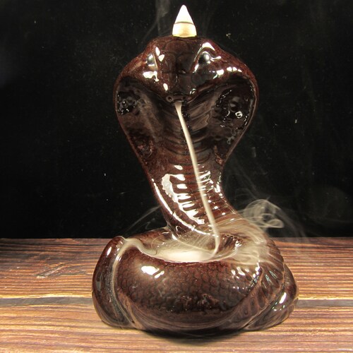Fab Buddha Head Backflow Incense Burner Healing Energy Gift Etsy