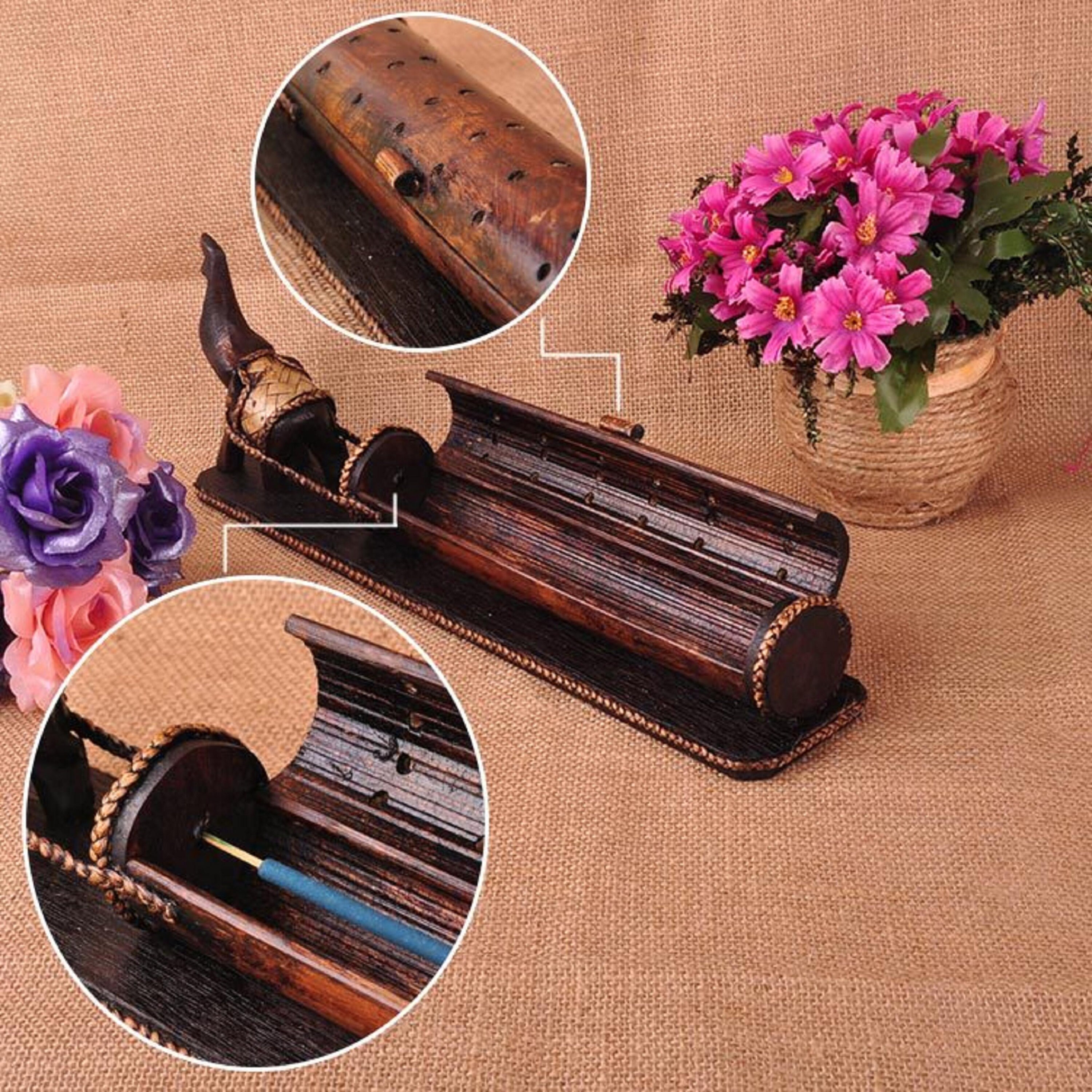 Incense holder Ash catch Incense Burner wood Burner Etsy