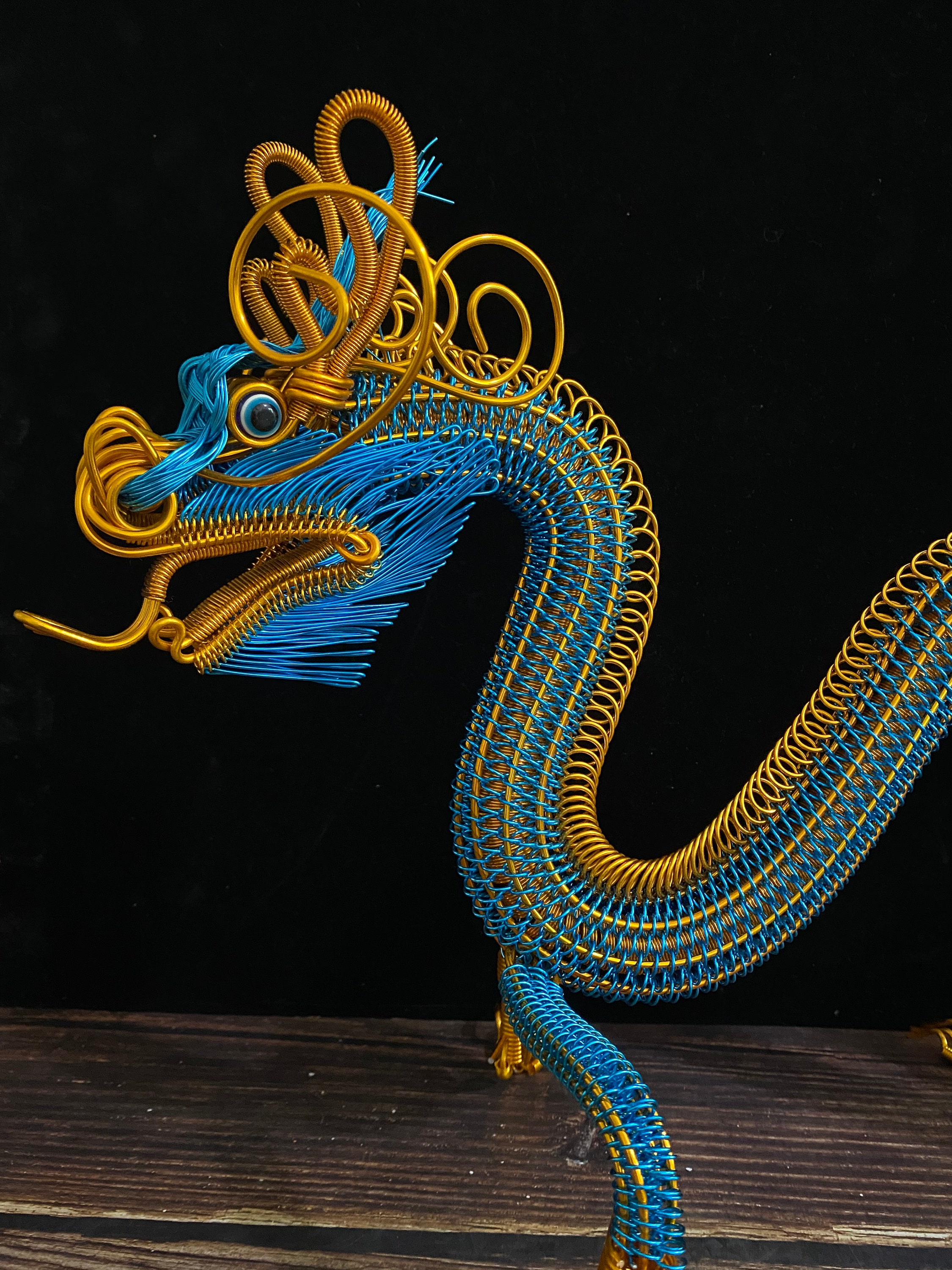MY2521 Metal Wire Wrapped Dragon Made 25