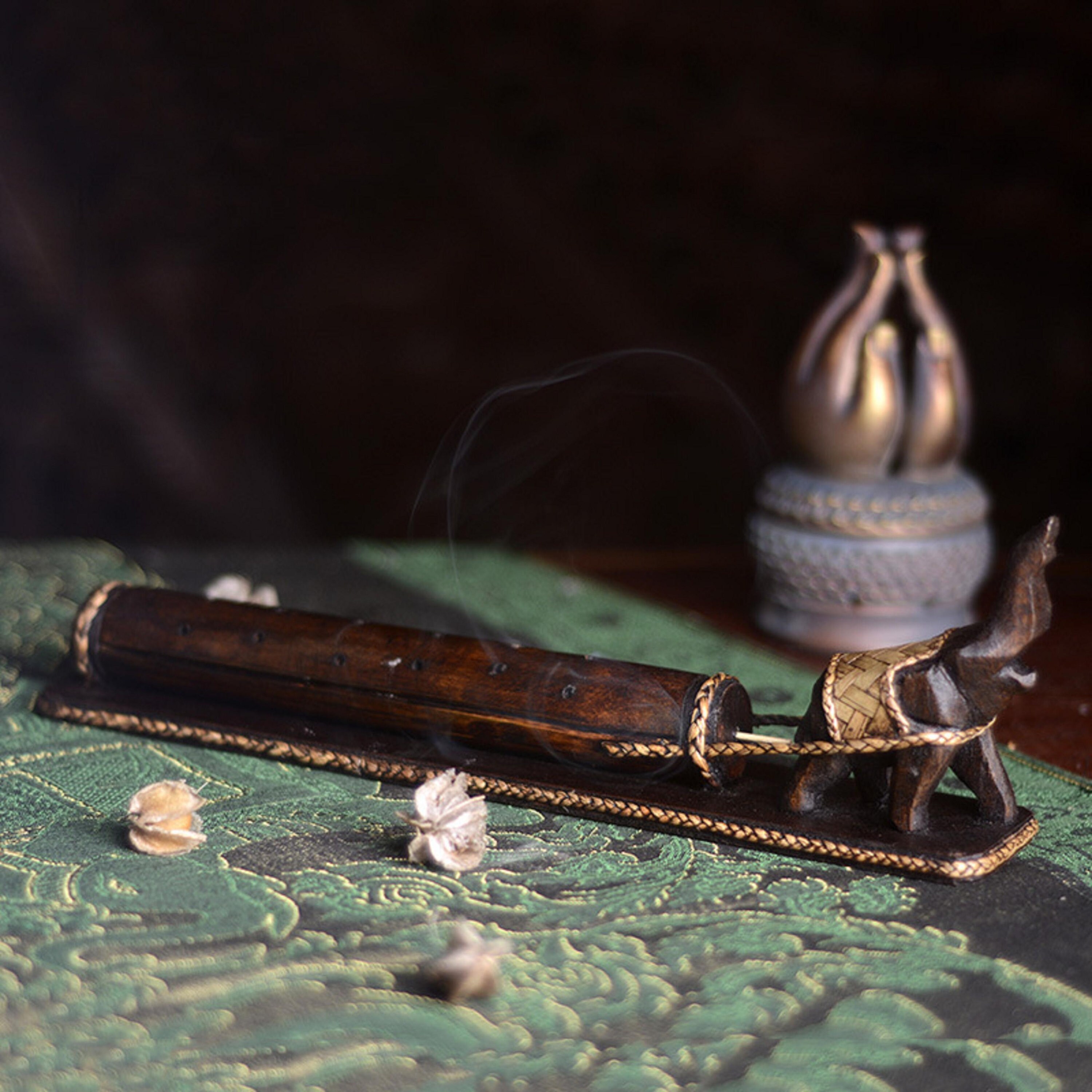 Incense holder Ash catch Incense Burner wood Burner Etsy