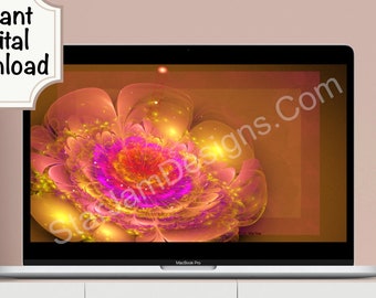 Desktop Wallpaper Screensaver, INSTANT DOWNLOAD, Computer and Laptop Background, Original High Quality Digital Painting
