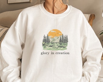Kristen tröja med glory in creation