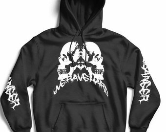 Skull Rave Hoodie – EDM Music Festival Pullover