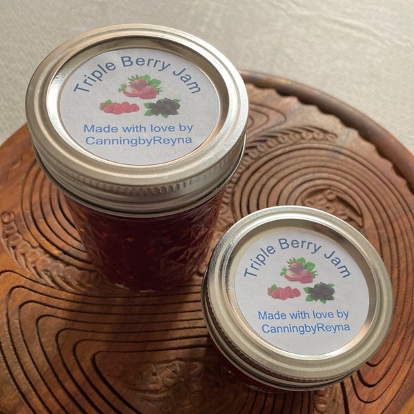 Triple Berry Jam - Homemade!  Made with fresh berries - great on toast, bagels or biscuits!