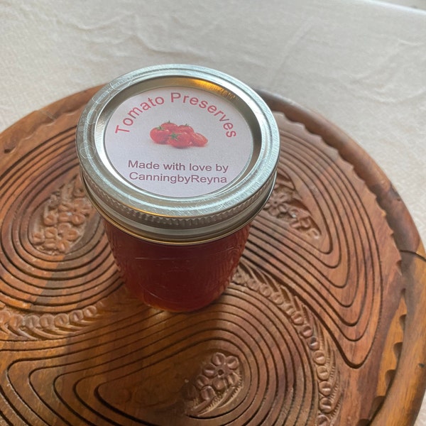 Tomato Preserves - Homemade!  Great on toast, biscuits, charcuterie boards or on bruschetta!