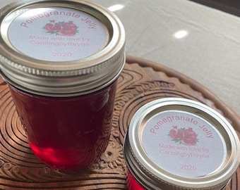 Pomegranate Jelly - Homemade!  Made with fresh POM juice!  Great on toast and biscuits!