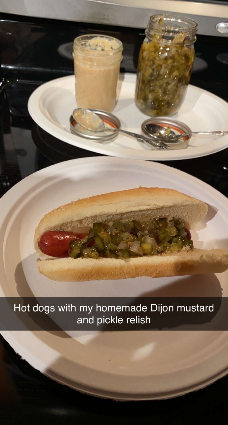 Sweet & Spicy Bourbon Dijon Mustard Homemade Great Etsy