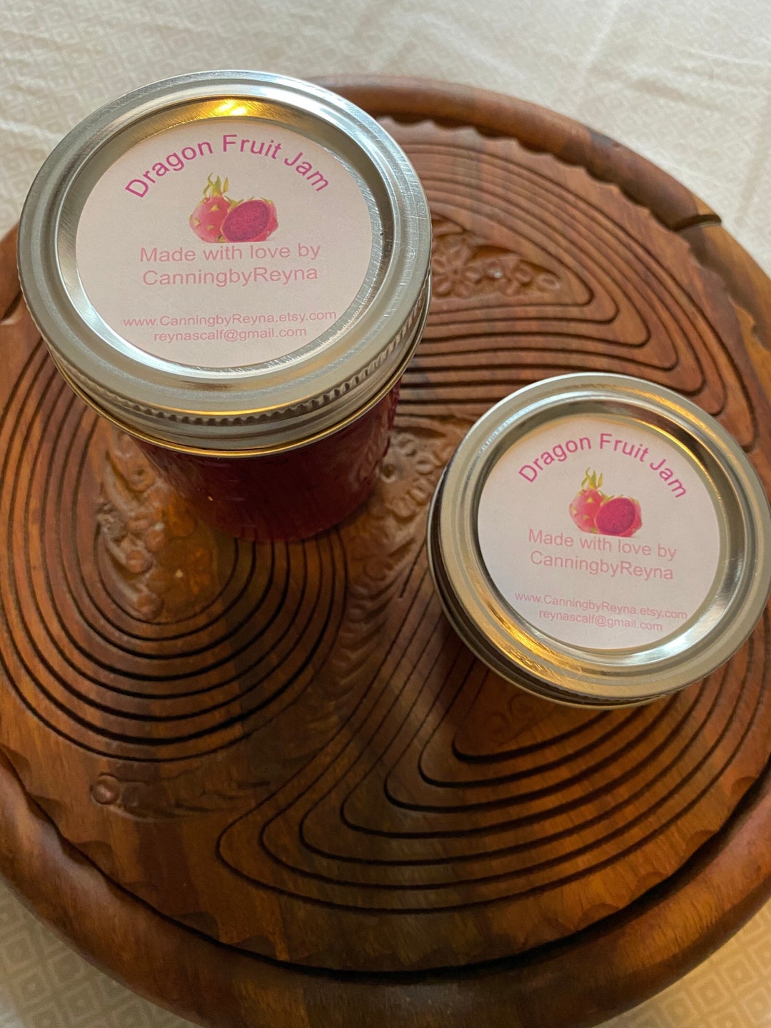 NEW Dragon Fruit Jam Homemade Made With Fresh Dragon Fruit Great on