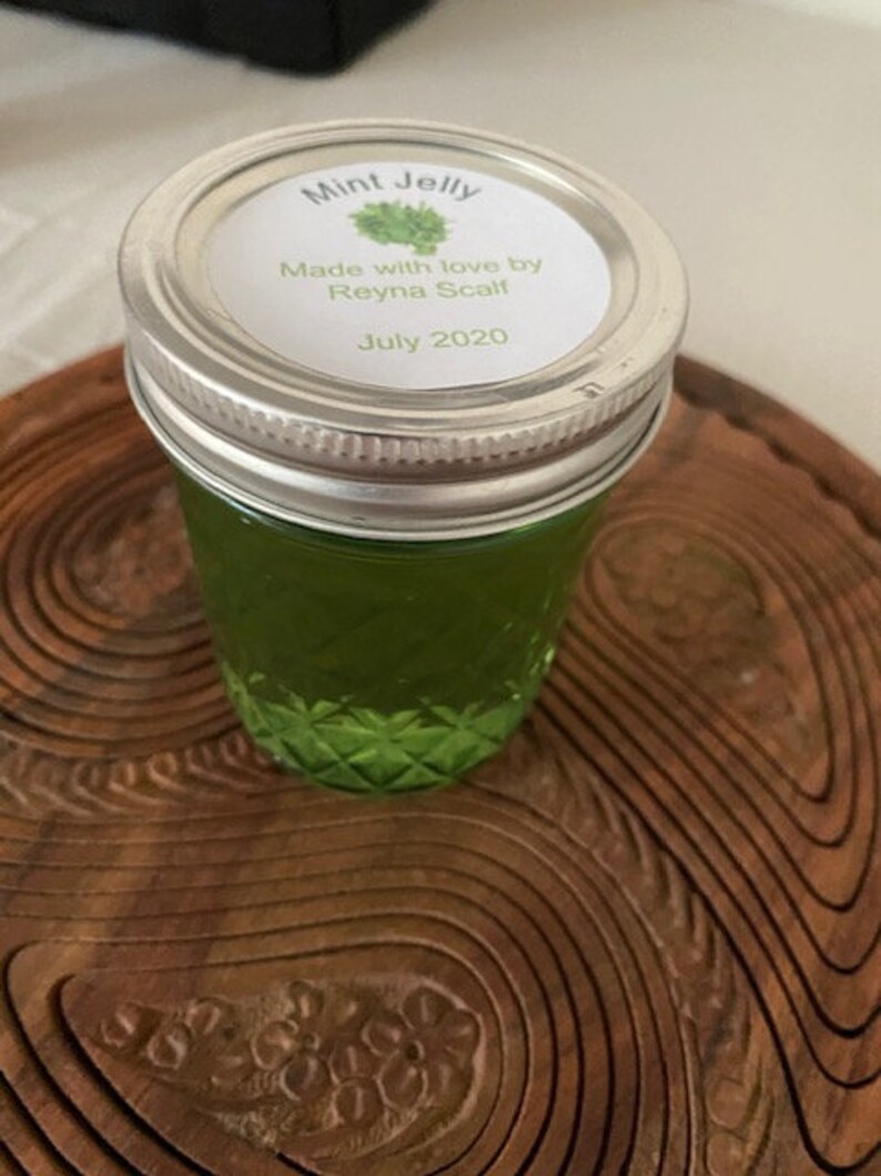 Homemade Mint Jelly Perfect for roasted Lamb Etsy