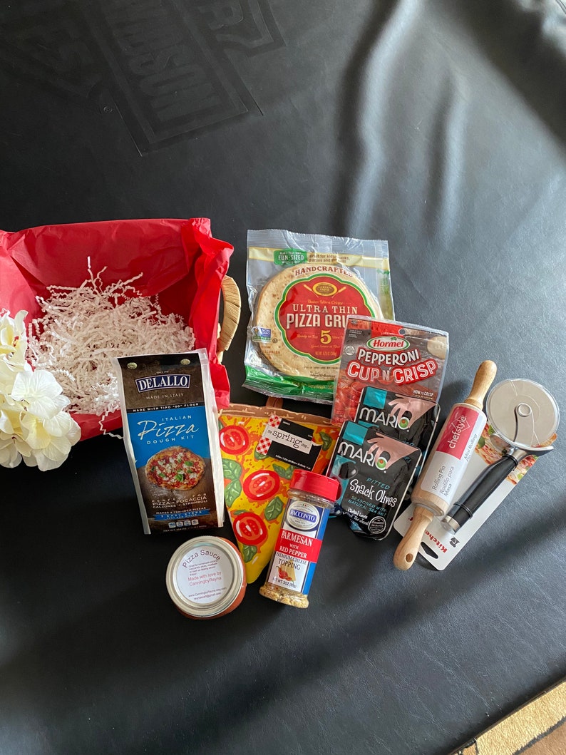 Pizza Gift Basket Homemade Pizza Sauce and More Perfect Etsy