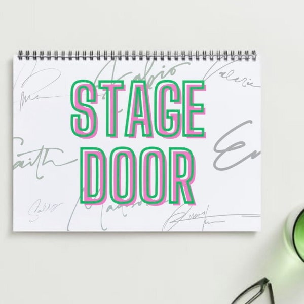 Theatre Autograph Book, Acting Stars Signatures, Stage Memories, Drama Student Keepsake, Gift for Theater Enthusiasts
