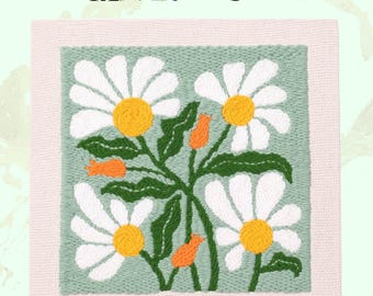 Punch Needle Kit UK Craft Company Starter Punch Needle Craft Kit Adult Tufting Craft Kit Textured Wall Art Handmade Craft Gift