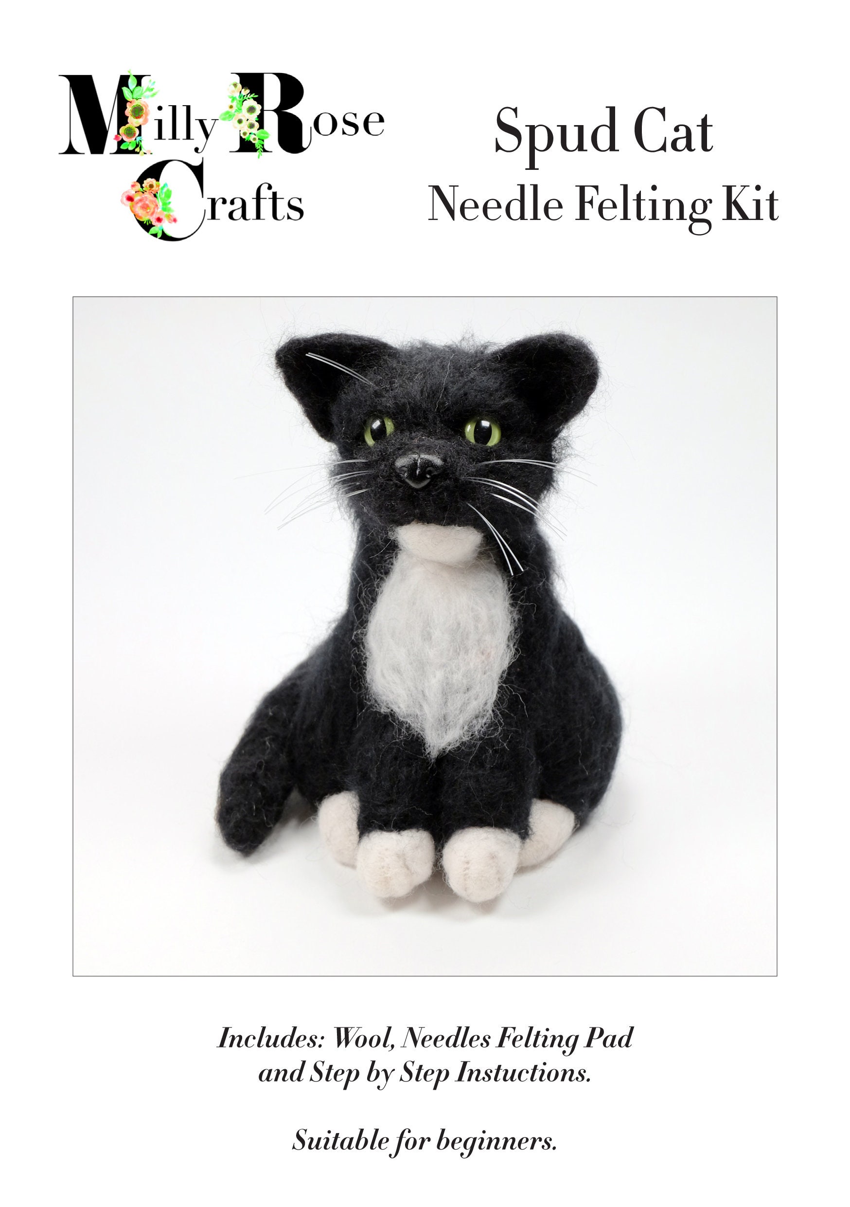 Super Realistic Needle Felt CATS and DOGS Japanese Craft Book MM 