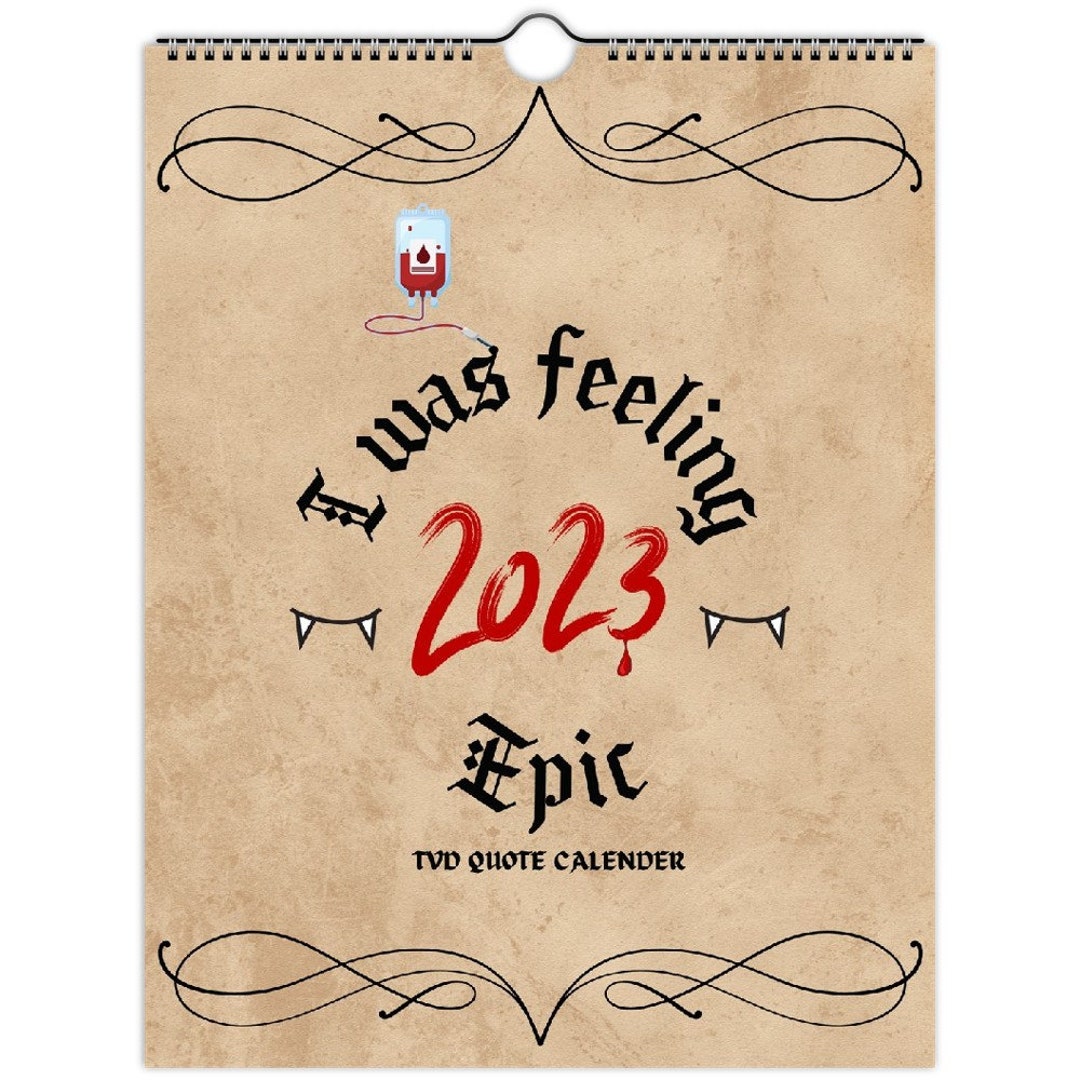 tvd-2023-calender-the-vampire-diaries-calendar-tvd-fan-gift-etsy