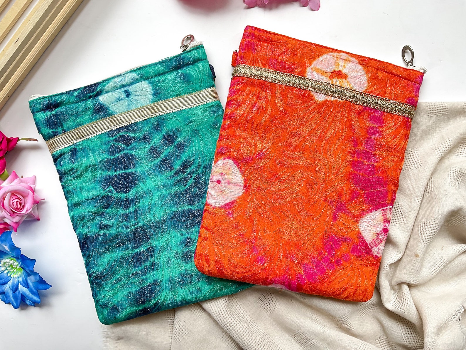 Padded Book Sleeve Book Sleeve with zipper Large Book Etsy