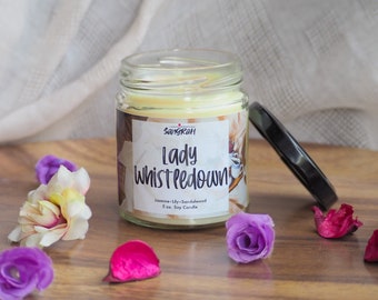 Lady Whistledown Candle | Bridgerton Candle | Romance book