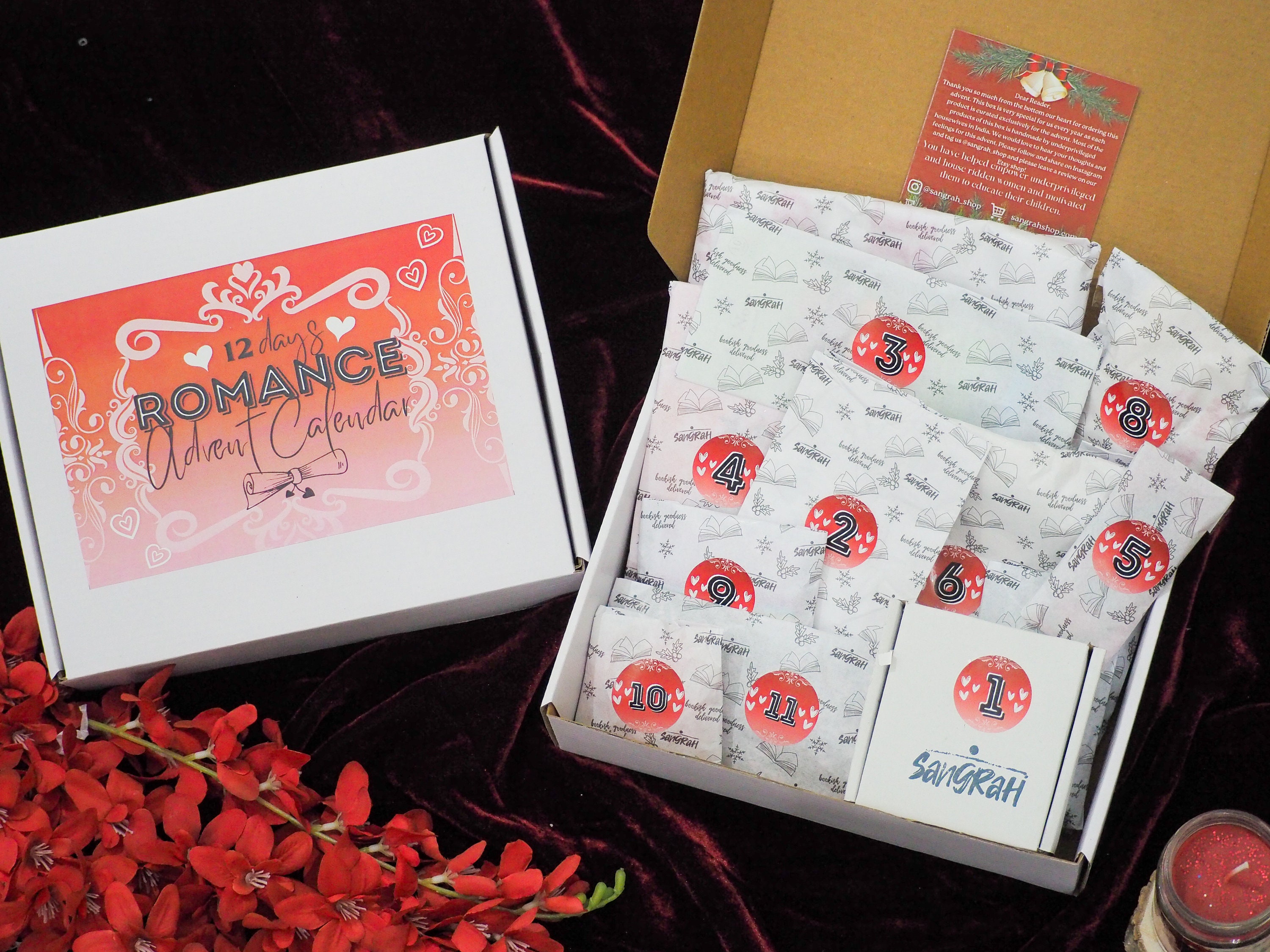 Romance Reader Bookish Advent Calendar | 12 Days Romance Bookish Advent