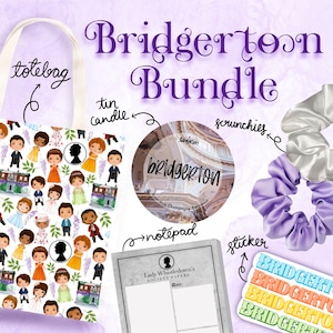 Paquete Bridgerton Merch / Vela Bridgerton / Regalo Bridgerton / Regalo del Día de la Madre