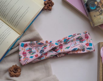 Cosy Read Book Lover Headband | Bookish Twisted Headband | Bibliophile Gift | Gift for Mom | Gift for her | Gift under 10