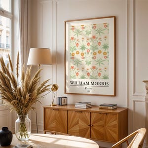 Poster di William Morris Daisy, stampa di Morris Daisy, arte di William Morris, arte murale di William Morris, arredamento per la casa, arte da galleria, arte botanica