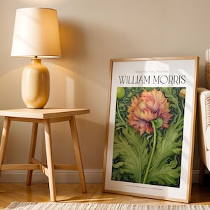 Póster de flores de William Morris, impresión de William Morris, arte de William Morris, arte de pared de William Morris, decoración del hogar, arte de galería, arte de pared botánico