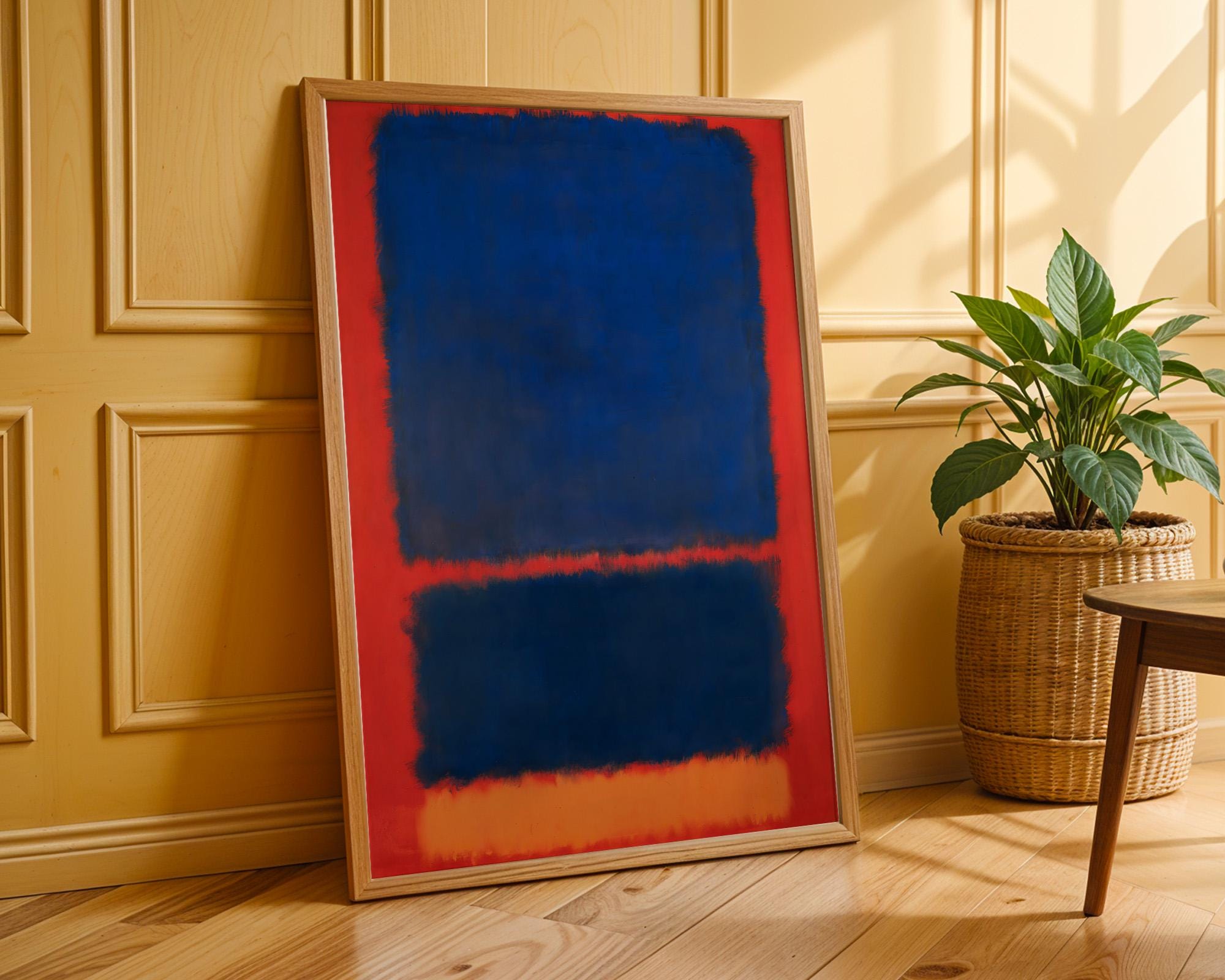 Blue Orange and Red Mark Rothko Wall Art, Vintage Poster, Rothko Print ...